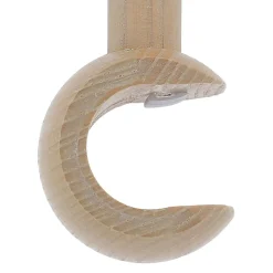 Support tringle à rideau à percer Volos bois de frêne beige Ø28mm GoodHome
