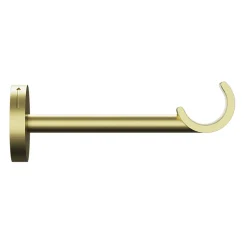 Support tringle à rideau à percer Elasa métal doré Ø19mm GoodHome