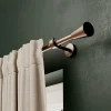 Support tringle à rideau à percer Kozani métal marron Ø19mm GoodHome