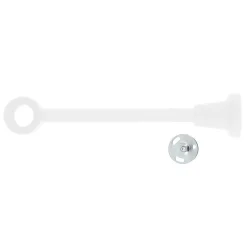 Support tringle à rideau bois de hêtre blanc Ø28 cm L.100/300mm Mobois