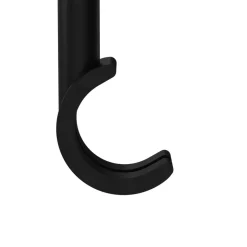 Support tringle à rideau court à percer Araxos métal noir Ø19/28mm GoodHome