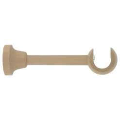Support tringle à rideau long à percer Symi bois de frêne beige Ø28mm GoodHome