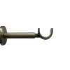 Support universel moyen extensible pour barre à rideau GoodHome doré