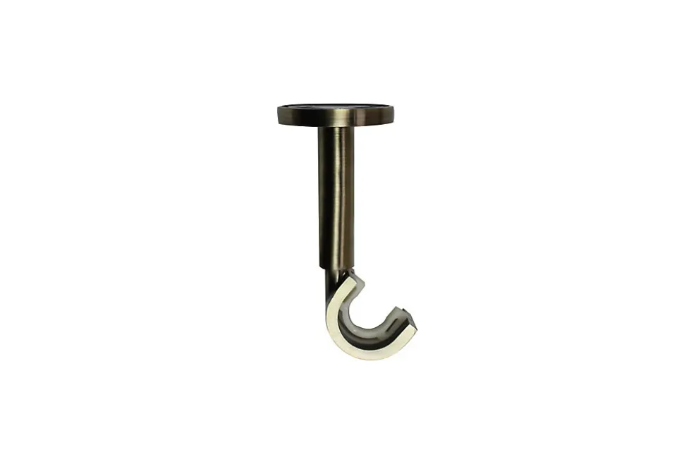 Support universel pour barre à rideau extensible plafond GoodHome Antiki doré