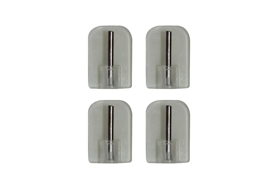 Supports pour barre de vitrage x4 Blanc mat