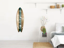 Surfboard imprimé, planche de surf déco, déco murale, planche déco, Planche de surf décorative Rider Beach, 100x30 cm
