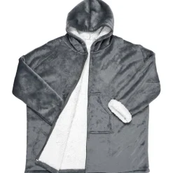 Sweat à capuche avec fermeture intérieur en sherpa