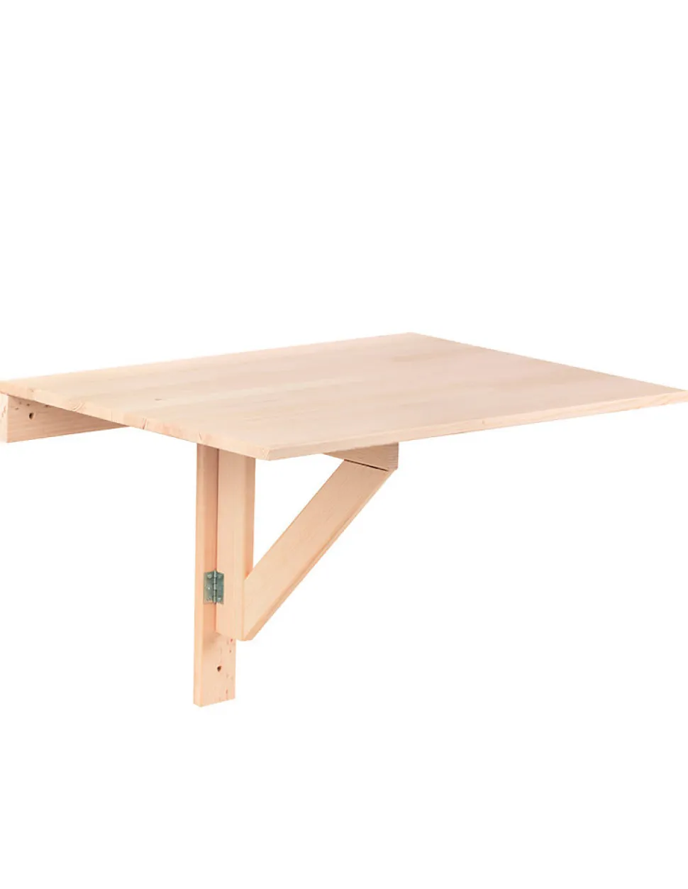 Table pliante murale en pin massif, 79,5x59 cm