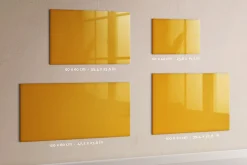 Tableau Aimanté Tulup 90x60 cm Couleur jaune doré D'organisation Mural