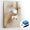 Tableau Aimanté Wallfluent 40x60 cm Marbre scintillant Marqueur noir D'organisation Mural
