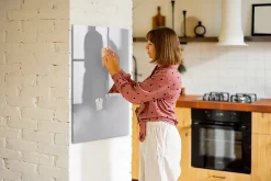 Tableau Aimanté Wallfluent 70x100 cm Couleur gris clair Marqueur noir D'organisation Mural