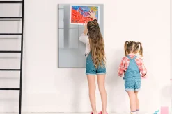 Tableau Aimanté Wallfluent 70x100 cm Couleur gris clair Marqueur noir D'organisation Mural