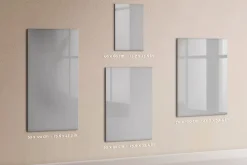 Tableau Aimanté Wallfluent 70x100 cm Couleur gris clair Marqueur noir D'organisation Mural