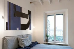 Tableau archit bleu en toile imprimée, 200x110 cm