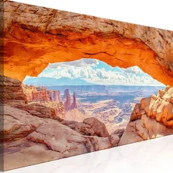 Tableau Canyon in Utah (1 Part) Narrow 120x40 cm