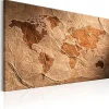 Tableau Cartes du monde Paper Map 90x60 cm