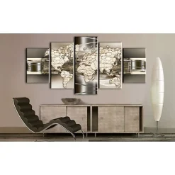 Tableau Cartes du monde Stone world 100x50 cm