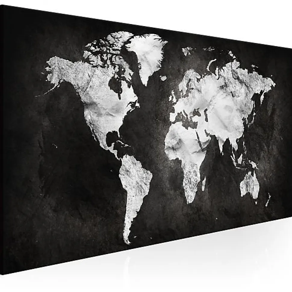 Tableau Cartes du monde Two-coloured World 150x50 cm
