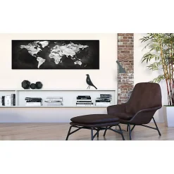 Tableau Cartes du monde Two-coloured World 150x50 cm