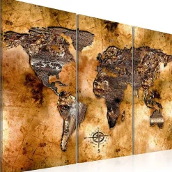 Tableau Cartes du monde World in opalescent shades 60x40 cm