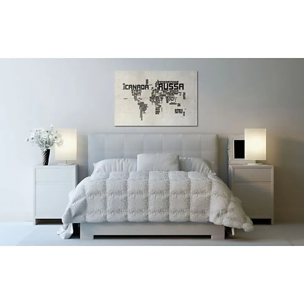 Tableau Cartes du monde What a wonderful World 90x60 cm