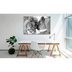 Tableau déco Lion's Love 60x40 cm