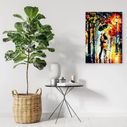 Tableau décoratif, Couple romantique Parapluie 40x60 cm