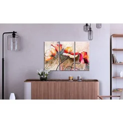 Tableau Fleurs Dans des coquelicots 90x60 cm