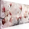 Tableau Fleurs Magnolia Charm (1 Part) Narrow 120x40 cm