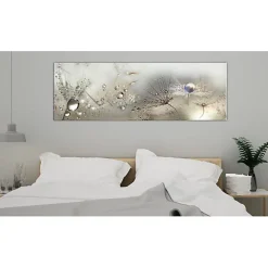 Tableau Fleurs Morning Song 150x50 cm