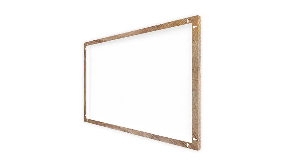 Tableau Magnétique en Métal Motif Tronc Cernes de Bois 60x40cm, MetalBoards pour tout type d'Aimants