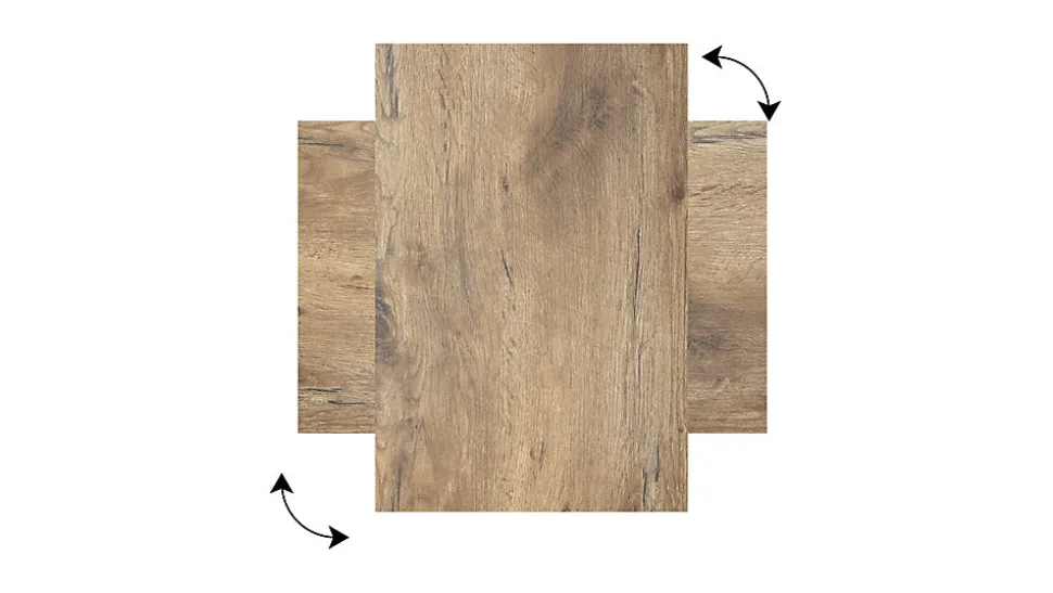 Tableau Magnétique en Métal Motif Bois Tronc Cernes de Bois 60x40cm, MetalBoards pour tout type d'Aimants