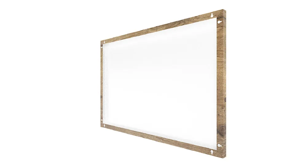Tableau Magnétique en Métal Motif Bois Tronc Cernes de Bois 60x40cm, MetalBoards pour tout type d'Aimants
