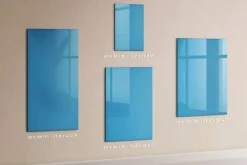 Tableau Magnétique Mural Tulup 40x60 cm Couleur bleue Idéal Bureau Et Maison