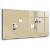 Tableau Magnétique Mural Tulup 120x60 cm Couleur beige Panneau Mémo Décoratif