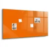 Tableau Magnétique Mural Tulup 120x60 cm Couleur orange Panneau Mémo Décoratif