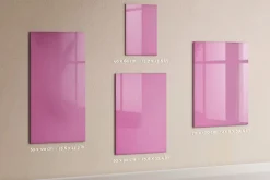 Tableau Magnétique Mural Tulup 70x100 cm Couleur rose Panneau Mémo Décoratif