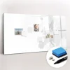Tableau Magnétique Mural Wallfluent 120x60 cm Carte de l'europe Marqueur noir Panneau Mémo Décoratif