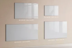 Tableau Magnétique Mural Wallfluent 100x70 cm Couleur : blanc foncé Marqueur noir Panneau Mémo Décoratif