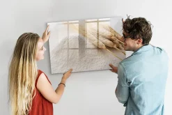 Tableau Magnétique Mural Wallfluent 90x60 cm Farine Marqueur noir Idéal Bureau Et Maison