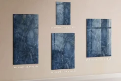 Tableau Magnétique Mural Wallfluent 40x60 cm Marbre décoratif Marqueur blanc Panneau Mémo Décoratif