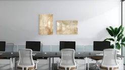Tableau magnétique pour aimants METALboards, bois massif 60x40 cm + ensemble d'accessoires GRATUIT