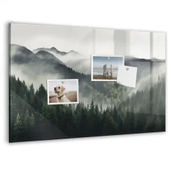 Tableau Magnétique Tulup 60x40 cm Paysage forestier Mémos & Organisation