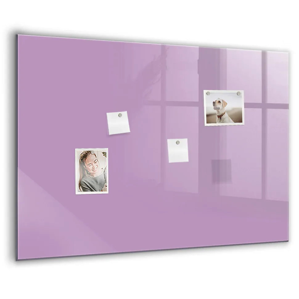 Tableau Magnétique Tulup 100x70 cm Couleur lilas Mémos & Organisation