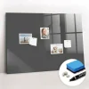 Tableau Magnétique Wallfluent 100x70 cm Couleur grise Marqueur blanc Mémos & Organisation