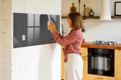 Tableau Magnétique Wallfluent 120x60 cm Couleur grise Marqueur blanc Mémos & Organisation