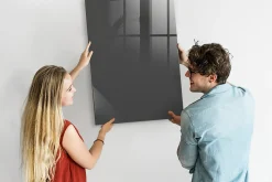 Tableau Magnétique Wallfluent 70x100 cm Couleur grise Marqueur blanc Mémos & Organisation