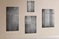 Tableau Magnétique Wallfluent 70x100 cm Béton Marqueur blanc En Verre De Planification
