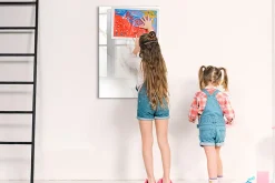 Tableau Magnétique Wallfluent 60x90 cm Marbre élégant Marqueur noir Mémos & Organisation