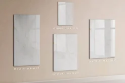 Tableau Magnétique Wallfluent 70x100 cm Marbre élégant Marqueur noir Mémos & Organisation